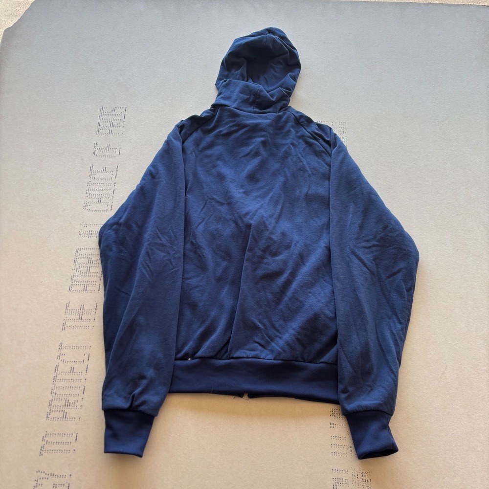 Vintage Early 2000s Navy Blue Velvet Carhartt Hoodie - Picture 3 of 8